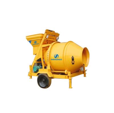 China Compacte Structuur Mobiele Concrete Mixer JZC 350 Concrete Mixer Te koop