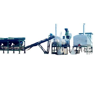 China 300 Kw Asphalt Drum Mix Plant , Mobile Continuous Asphalt Plant for sale