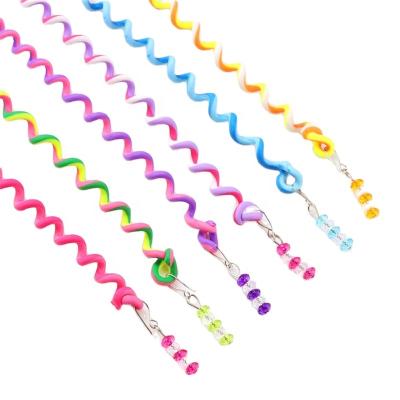 China Colorful Garbage Girls Garbage Fashion Braid Soft Braid Hair Ornament Colorful Kids Hair Accessories Girl for sale