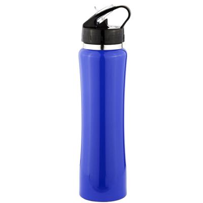 China Business 500ML Food Grade Double Wall Thermal Flask Stainless Steel Material Water Bottle With Straw Lid for sale