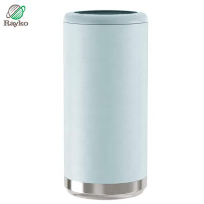 China Fashionable Printing Business Custom Can Cooler Stainless Steel With Double Wall Bpa Free for sale