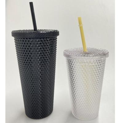 China 16oz 24oz Plastic Studded Tumbler 2021Mermaid Viable Diamonds Double Wall Color for sale