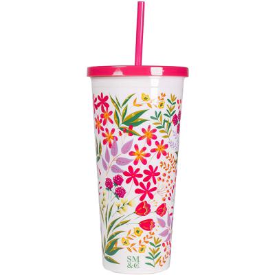 China Sustainable Cup Plastic Cup 16 Oz Textured Tumbler Plastic Cup With Acrylic Hot Cold Lids for sale