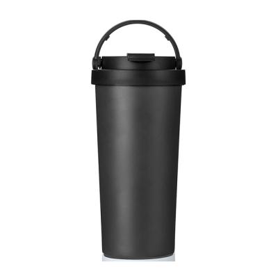 China Viable Vacuum Insulated Coffee Mug, Wholesale-Based Mug with Flip Lid, 16Ounces for sale