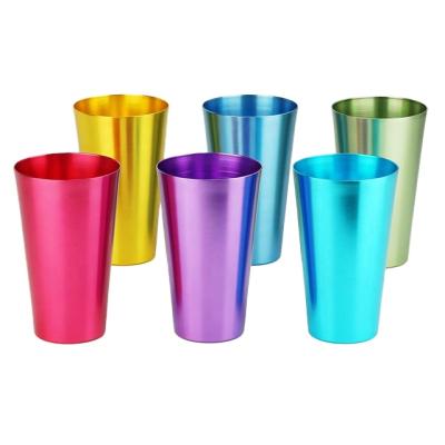 China Portable Aluminum Colorful Water Tumblers Sustainable Price New Sustainable Modern Design for sale