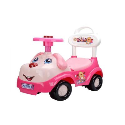 China Ride On Toy Baby Walker Car Swing Twist Car For Kids To Drive Cartoon Dog Toys Ride On Car 5513 for sale