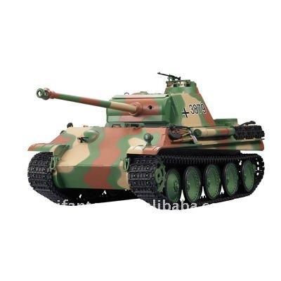 China Hot selling 1:16 RC model rc tanks with smoke, and playing function GERMAN PANTHER TYPE G for sale