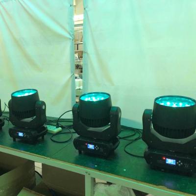 China Dmx Stage Mini LED Control 7x40w RGBW 4in1 Zoom Wash /beam Head Light for sale