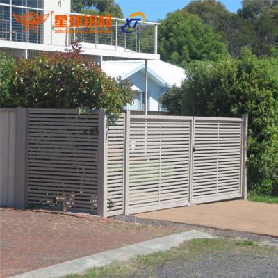 China Easily Assembled Expandable Aluminum Fence and Factory Price Cheap Aluminum Profile Gates for sale