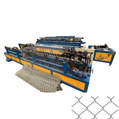 China High speed production chain link fence chain link fence making machine/diamond mesh making machine for chicken cage for sale