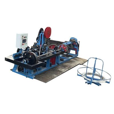 China Full Automatic Building Material Stores Double Twist Barbed Wire Making Machine Maker for sale