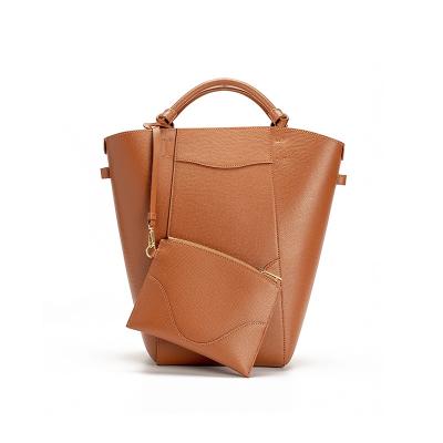 China European and American fashion design niche fashion women cross - body bucket bag for sale