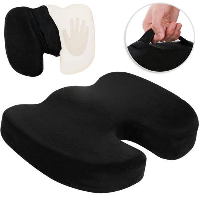 China Massage Memory Foam Cooling Pad for Office Chair and Car Cushion Hip Pad for sale