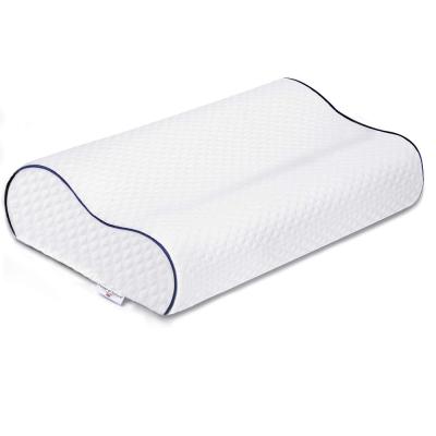 China Custom Foam Memory Pillow Cutout Massage Brand Orthopedic Cervical Pillow For Neck Pain Relief for sale