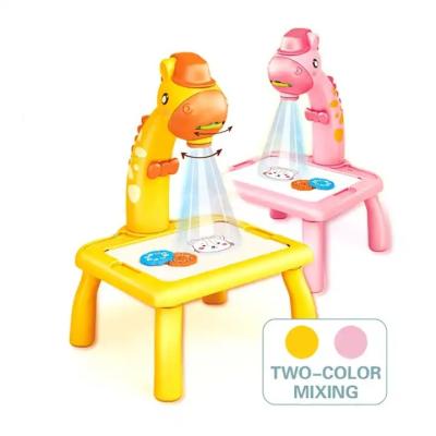 China Children Drawing Writing Education Write Table Art Drawing Desk Toy Draw Painting Board Sketch Projector for Children Kids Drawing Toys for sale