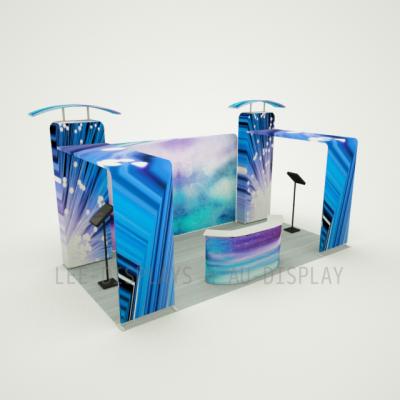 China All In One Box Custom Exhibition Booth Solution For 20'x10' Exhibition Booth Event Promotion for sale