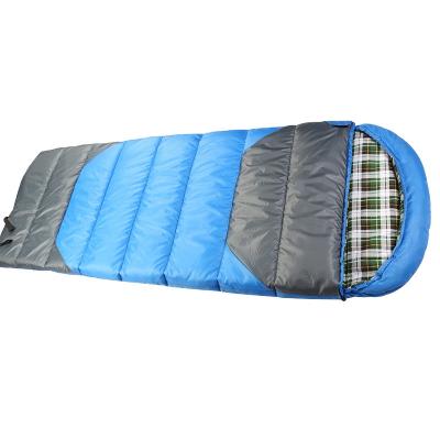 China Waterproof Anti-cold Double Sleeping Bag For Camping Hiking for sale