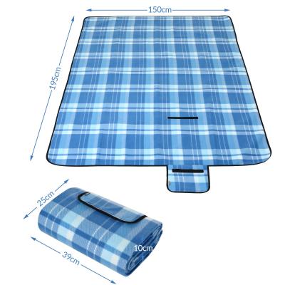 China Polyester/Oxford Cloth PE Picnic Mat Blanket For Camping Beach Aluminum Foldable Mat for sale