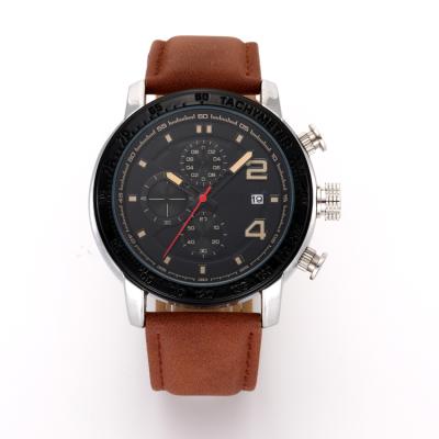 China OEM Masculino Mens Watches high quality leather Chronograph men Wristwatches for sale