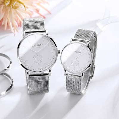 China Fashion Quartz Watch Men's Dermal Business Watch Waterproof OEM Thin Couple Watch for sale