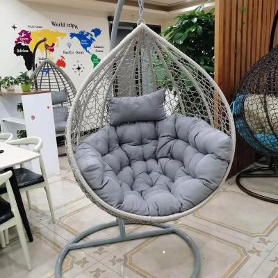 China Modern Most Popular Outdoor Swing Chair Furniture Egg Rattan Indoor Hanging Chair for sale