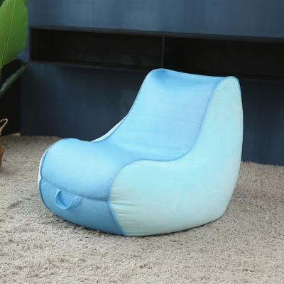 China Removable Cover Relaxer And Funny Velvet Beans Sofa Bean Bag Chair for sale