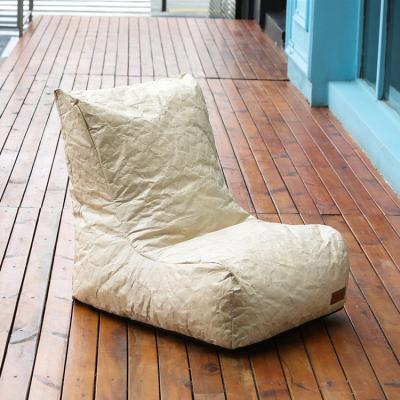 China Eco-friendly tyvek dupont paper bean bag chair indoor eco-friendly bean bag chair for sale