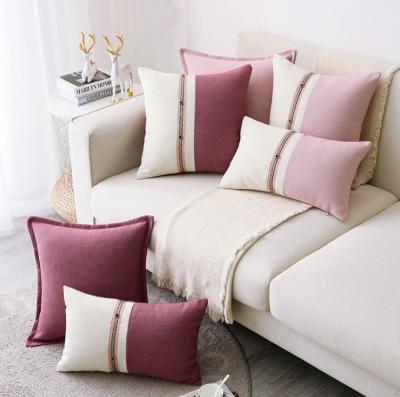 China Anti-Static Clover Lace Backrest Cushion Covers Decorative Luxury Home Pavilion Cushion Sofa Cover for sale