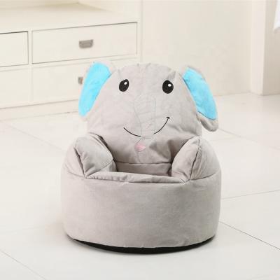 China Removable Cover Furniture Living Room Sofa Cover Animal Shape Kids Bean Bag Chair for sale