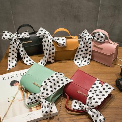 China 2021 Hot Selling Style Mini Style Stereo Stereotypes Pu Bag Preppy Hot Cheap Scarves Portable Chain Shoulder for sale