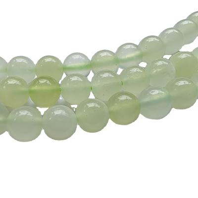 China Stone New Jade Round Stone Beads Wholesale Natural For Jewelry Bracelet Necklace 4mm 6mm 8mm 10mm 12mm 14mm for sale