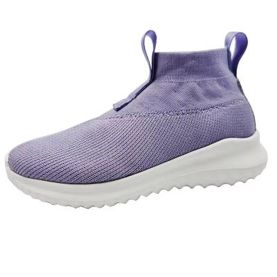 China Fashion Trend OEM Waterproof Walking To Knit Lightweight Mesh Breathable Kids Running Sneakers For Flying Running Sneakers for sale