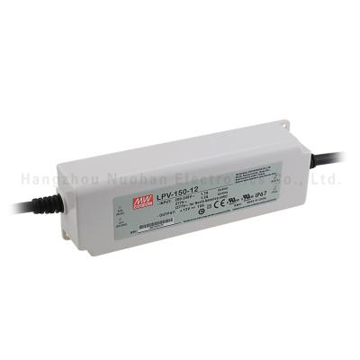 China IP67 Waterproof Electronic Led Driver Mean Well LPV-150-12 150W 12V Led Driver Waterproof Led Driver for sale