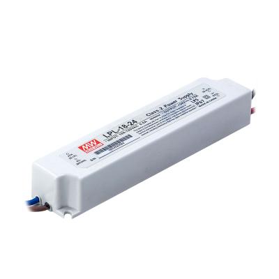 China Waterproof Electronic Led Driver IP67 CE FCC Approved Mid Well Lpl-18-24 18w 24v Led Driver for sale