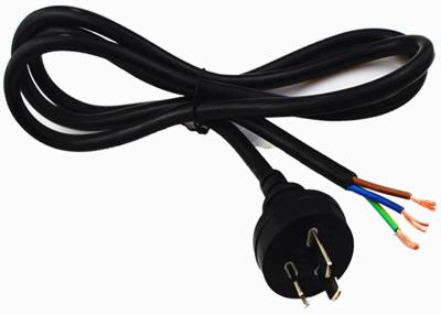 China Highly safety Australian 3 pin power cord without connector power cable OEM free sample for sale