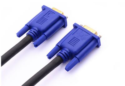 China Popular Black 4.5 MM 15pin ROHS VGA cable 1.5m2m3m Male To Male Cable for computer for sale