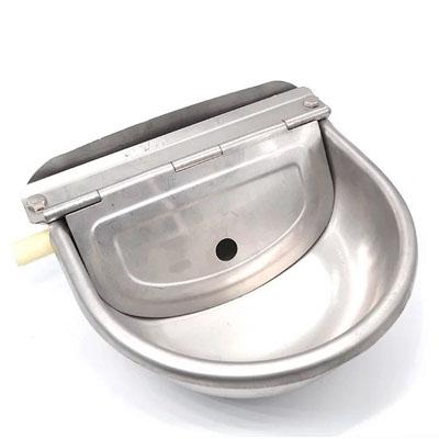 China Durable And Inconvenience Livestock Stainless Steel Water Bowl , Automatic Filling Drinking Float for sale