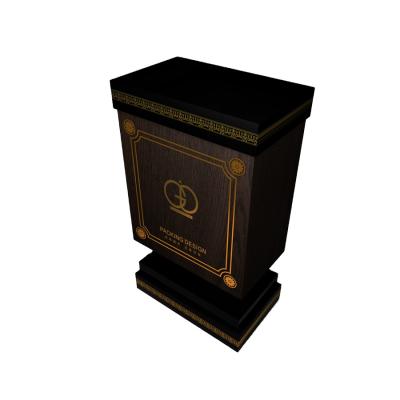 China Handmade Luxury Cosmetic Packaging Gift Box Customized Wooden Perfume Box Wooden Boxes For Perfume for sale