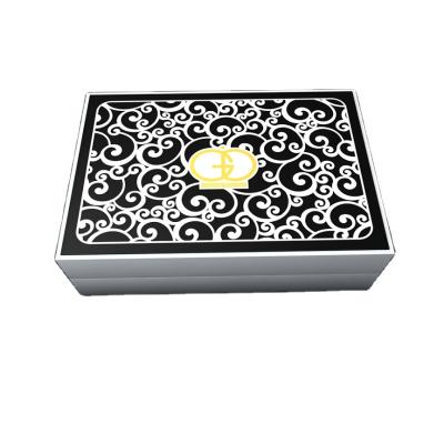 China Handmade Paper Boxes Manufacture Luxury Packaging Black Clothing Gift Shoes Accessories Customized Box for sale