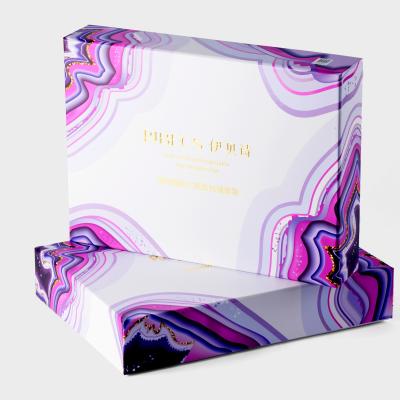 China Handmade Wholesale Cosmetic Box Colorful Custom Folder Skin Care Paper Box Colorful Perfume Boxes for sale