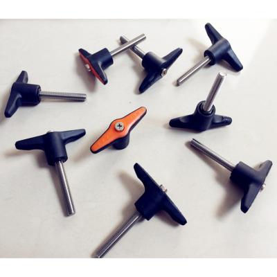 China Industrial Equipment Tools Internal Wire Adjustable T-shape Knob Handle Lever for sale