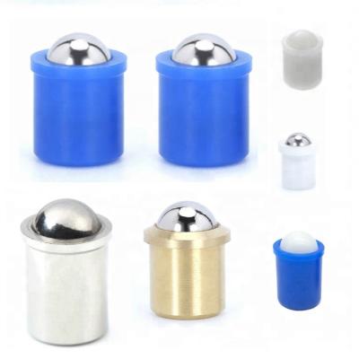 China Industry Stainless Steel Soft Push On Spring Plungers Ball Spring Plungers With Collar for sale