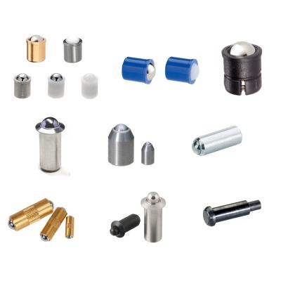 China Industry hot selling stainless steel smooth press fit ball plungers spring plungers for sale