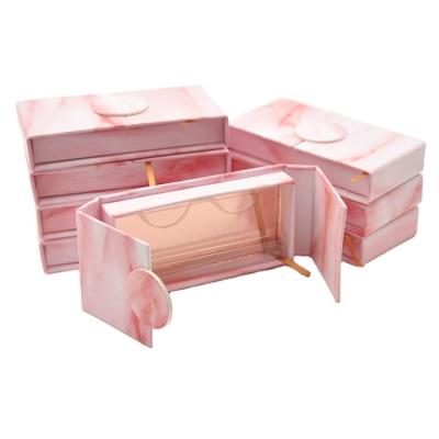 China Factory Wholesale Cheap Customized Exquisite Color Rectangle False Eyelash Packaging Box Recyclable for sale