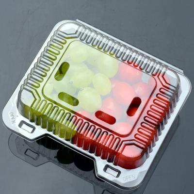 China Custom Disposable Transparent Plastic Blister Packing Box Fruit And Vegetable Plastic Box for sale