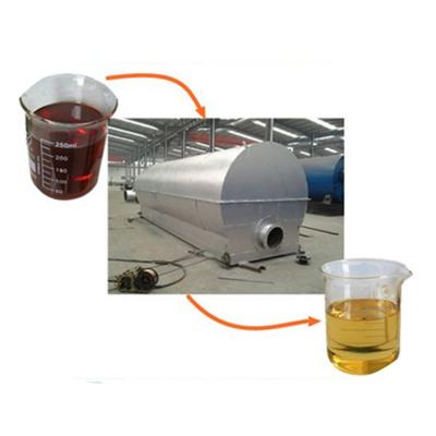 China Waste to Diesel Gasoline Oil Production Line for Pyrolysis and Distillation System for sale