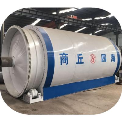 中国 15.5kWパイロリシス機 廃棄物をタイヤプラスチックとゴムから燃料油に変える 販売のため