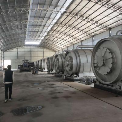 China Energy Mining 30 ton per day full continuous waste rubber tyre pyrolysis oil plant for sale