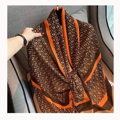 China 2022 fashion print women's scarf wholesale polyester scarf shawl for women for sale