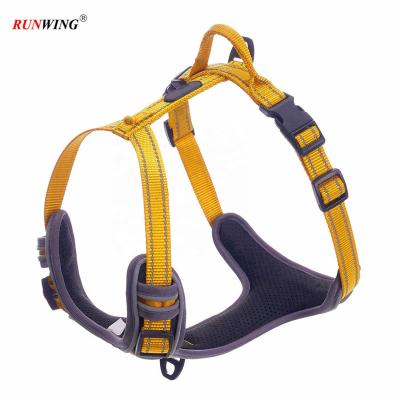 China Wholesale DETACHED Dog Harness Invest No Pulling Steps In Handle Pet Harness for sale